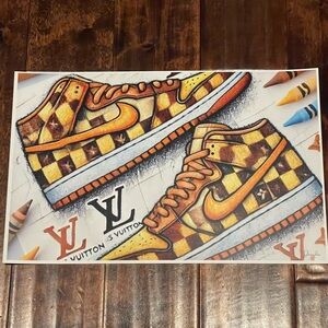 LUXE SNEAKER POSTER 17x11 PRINT ONLY $14